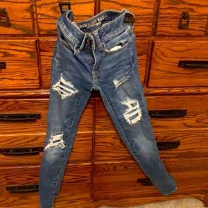 Jeans super stretch distressed